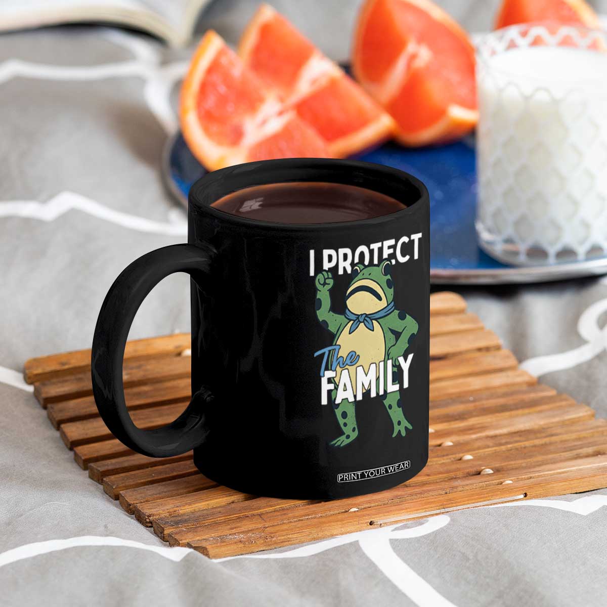 Activist Portland Frog Coffee Mug I Protect the Family Protest Statement TS02 Print Your Wear