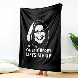 Cherie Berry Lifts Me Up Throw Blanket Elevator Tribute Funny NC Meme TS02 Print Your Wear