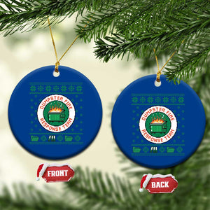 Funny Dumpster Fire Response Team Ceramic Ornament Office Party Holiday Chaos Humor TS02 1pc Blue Print Your Wear