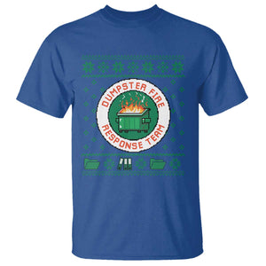 Funny Dumpster Fire Response Team T Shirt Office Party Holiday Chaos Humor TS02 Royal Blue Print Your Wear
