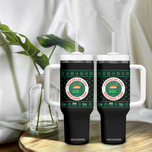 Funny Dumpster Fire Response Team Tumbler With Handle Office Party Holiday Chaos Humor TS02 Print Your Wear