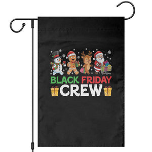 Black Friday Crew Christmas Garden Flag Funny Holiday Shopping Squad TS02 Black Print Your Wear