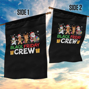 Black Friday Crew Christmas Garden Flag Funny Holiday Shopping Squad TS02 Print Your Wear