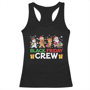 Black Friday Crew Christmas Racerback Tank Top Funny Holiday Shopping Squad TS02 Black Print Your Wear