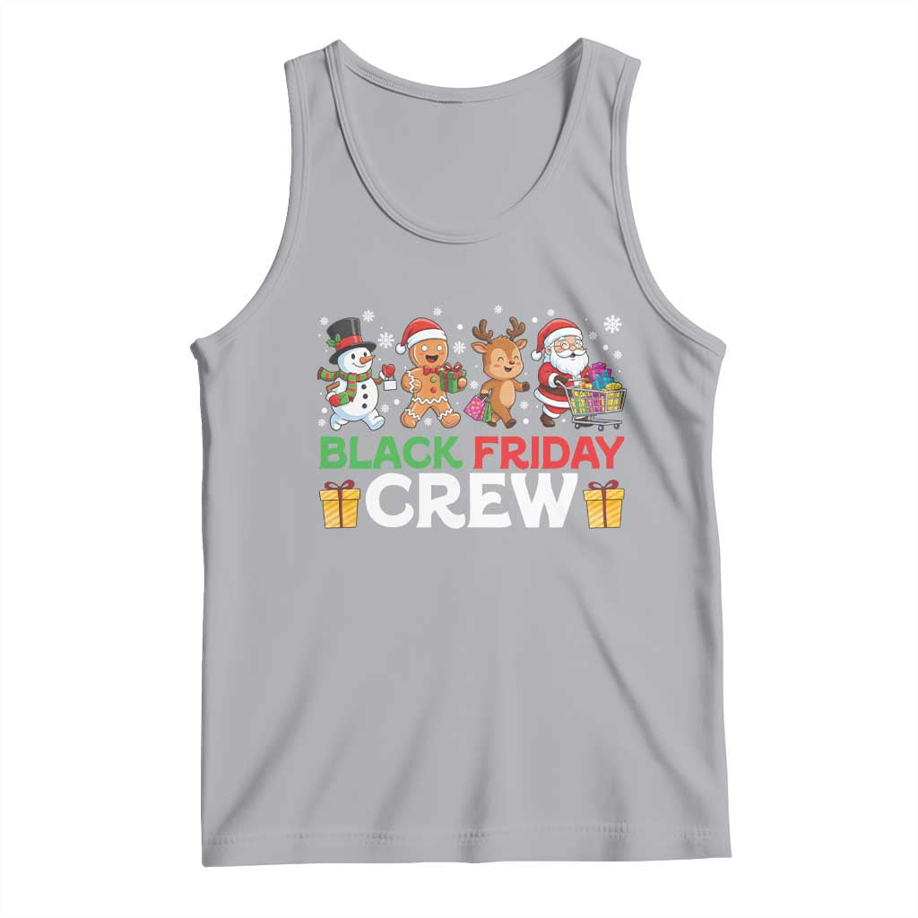 Black Friday Crew Christmas Tank Top Funny Holiday Shopping Squad TS02 Athletic Heather Print Your Wear