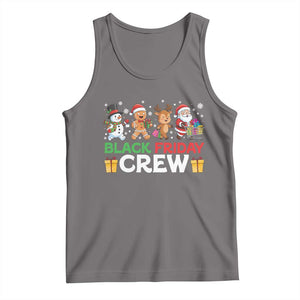 Black Friday Crew Christmas Tank Top Funny Holiday Shopping Squad TS02 Deep Heather Print Your Wear