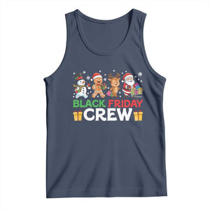 Black Friday Crew Christmas Tank Top Funny Holiday Shopping Squad TS02 Navy Print Your Wear