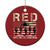 Red Friday Christmas Ornament R.E.D Until They All Come Home Support American Troops US Flag TS02 Print Your Wear