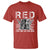 Red Friday T Shirt R.E.D Until They All Come Home Support Troops Military Combat Boots TS02 Red Print Your Wear