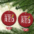 Red Friday Christmas Ornament R.E.D On Friday We Wear Red Support American Troops TS02 Circle Red Print Your Wear