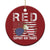 Red Friday Christmas Ornament R.E.D Remember Everyone Deployed American Flag Glasses Dog Tag TS02 Print Your Wear