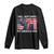 Trump 2025 Long Sleeve Shirt The Golden Age Of America Begins Right Now American Flag TS02 Black Print Your Wear