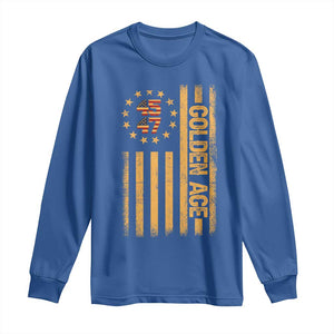 Trump 2025 Long Sleeve Shirt New Golden Age Of America 47th President TS02 Royal Blue Print Your Wear