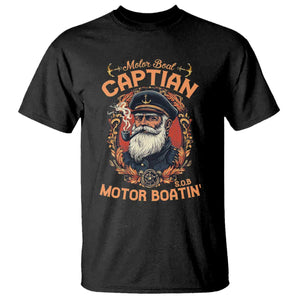 Funny Motor Boat Captain T Shirt - Pontoon SOB Motor Boating Vintage Humor Tee TS02 Black Print Your Wear