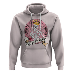 Skull Mom Hoodie I Wine Because They Whine Mother's Day Gifts TS02 Ice Gray Printyourwear