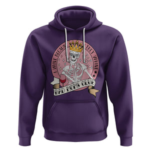 Skull Mom Hoodie I Wine Because They Whine Mother's Day Gifts TS02 Purple Printyourwear