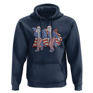 Funny Griddy Dance Uncle Sam Hoodie 4th of July Independence Day TS02 Navy Print Your Wear