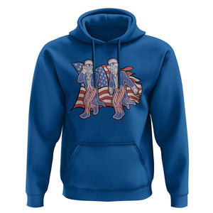 Funny Griddy Dance Uncle Sam Hoodie 4th of July Independence Day TS02 Royal Blue Print Your Wear