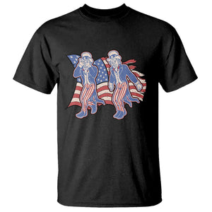 Funny Griddy Dance Uncle Sam T Shirt 4th of July Independence Day TS02 Black Print Your Wear