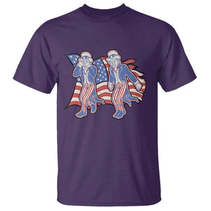 Funny Griddy Dance Uncle Sam T Shirt 4th of July Independence Day TS02 Purple Print Your Wear