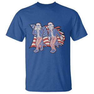 Funny Griddy Dance Uncle Sam T Shirt 4th of July Independence Day TS02 Royal Blue Print Your Wear