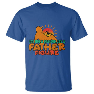 Funny Dad T Shirt It's Not A Dad Bod It's A Father Figure Retro TS02 Royal Blue Print Your Wear