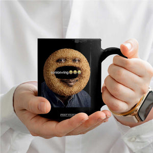 Funny Sonion Ring Cursed Meme Graphic Coffee Mug Surreal Deep Fried Onion Ring Joke TS02 Print Your Wear