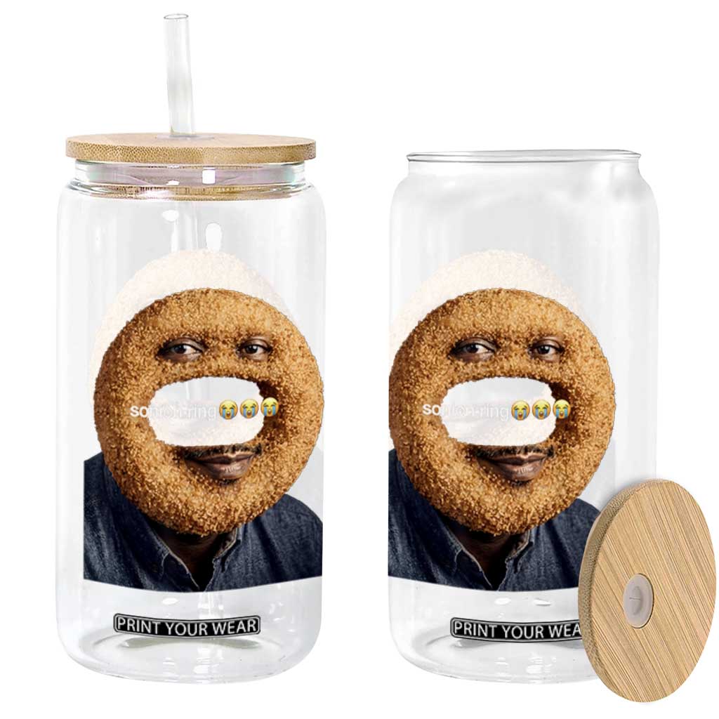 Funny Sonion Ring Cursed Meme Graphic Glass Can Surreal Deep Fried Onion Ring Joke TS02 Print Your Wear