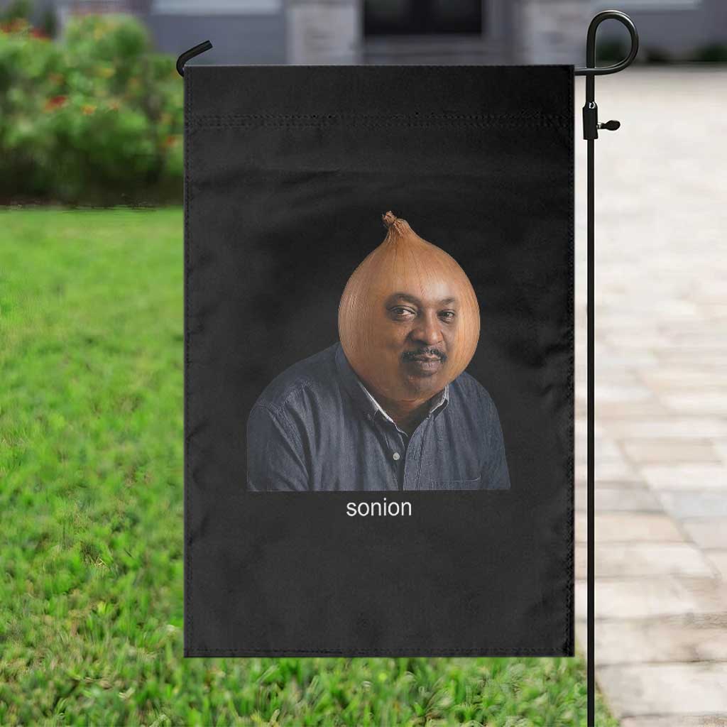 Viral Sonion Surreal Meme Garden Flag Funny Crying Onion Man Aesthetic Joke TS02 Print Your Wear