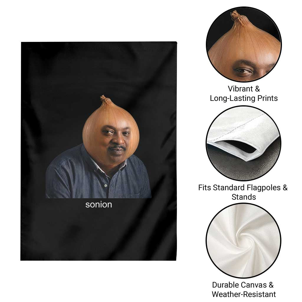 Viral Sonion Surreal Meme Garden Flag Funny Crying Onion Man Aesthetic Joke TS02 Print Your Wear