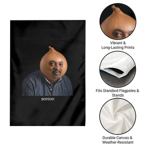 Viral Sonion Surreal Meme Garden Flag Funny Crying Onion Man Aesthetic Joke TS02 Print Your Wear