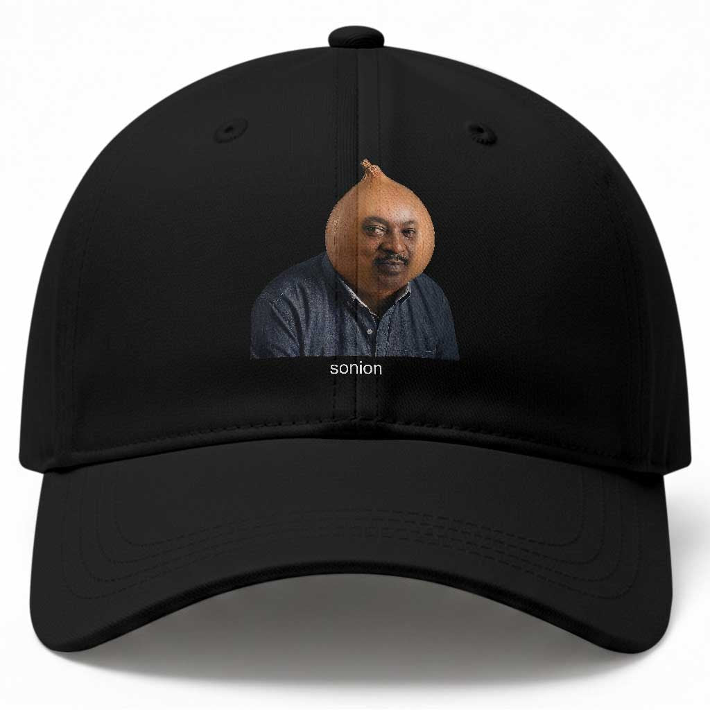 Viral Sonion Surreal Meme Baseball Cap Funny Crying Onion Man Aesthetic Joke TS02 Print Your Wear