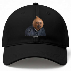 Viral Sonion Surreal Meme Baseball Cap Funny Crying Onion Man Aesthetic Joke TS02 Print Your Wear