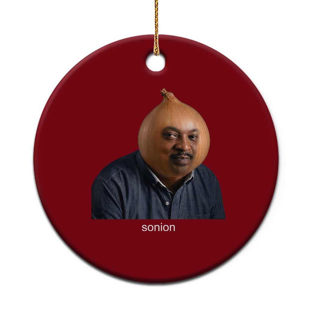 Viral Sonion Surreal Meme Ceramic Ornament Funny Crying Onion Man Aesthetic Joke TS02 1pc Red Print Your Wear