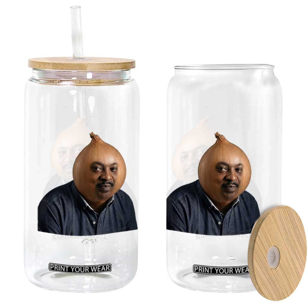 Viral Sonion Surreal Meme Glass Can Funny Crying Onion Man Aesthetic Joke TS02 Print Your Wear