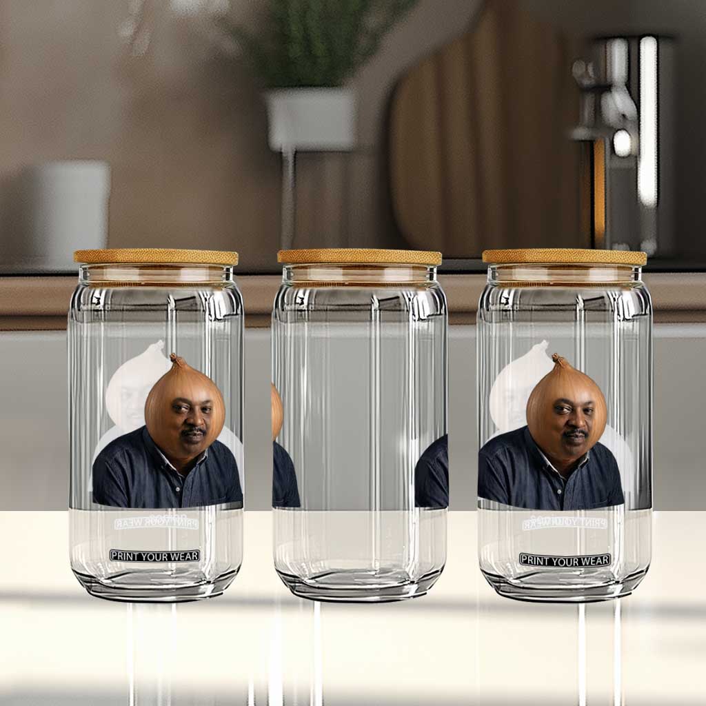 Viral Sonion Surreal Meme Glass Can Funny Crying Onion Man Aesthetic Joke TS02 Print Your Wear