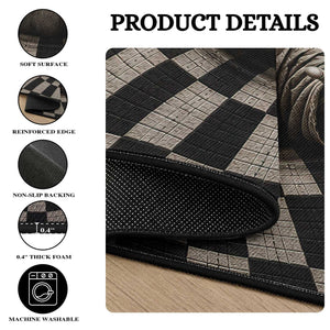 Spooky Screaming Ghost 3D Halloween Optical Illusion Round Rug Boo Sheet Checkerboard Vortex Graphic