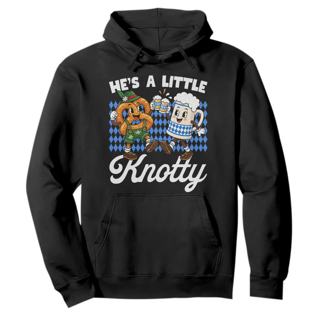 He is A Little Knotty Pretzel Beer Bavarian Oktoberfest Hoodie Matching Couple Drinking Humor Graphic