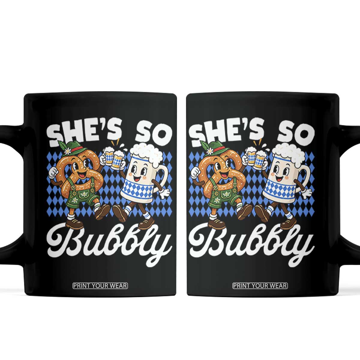 She is So Bubbly Foamy Beer Mug Oktoberfest Coffee Mug Matching Couple Drinking Humor Graphic
