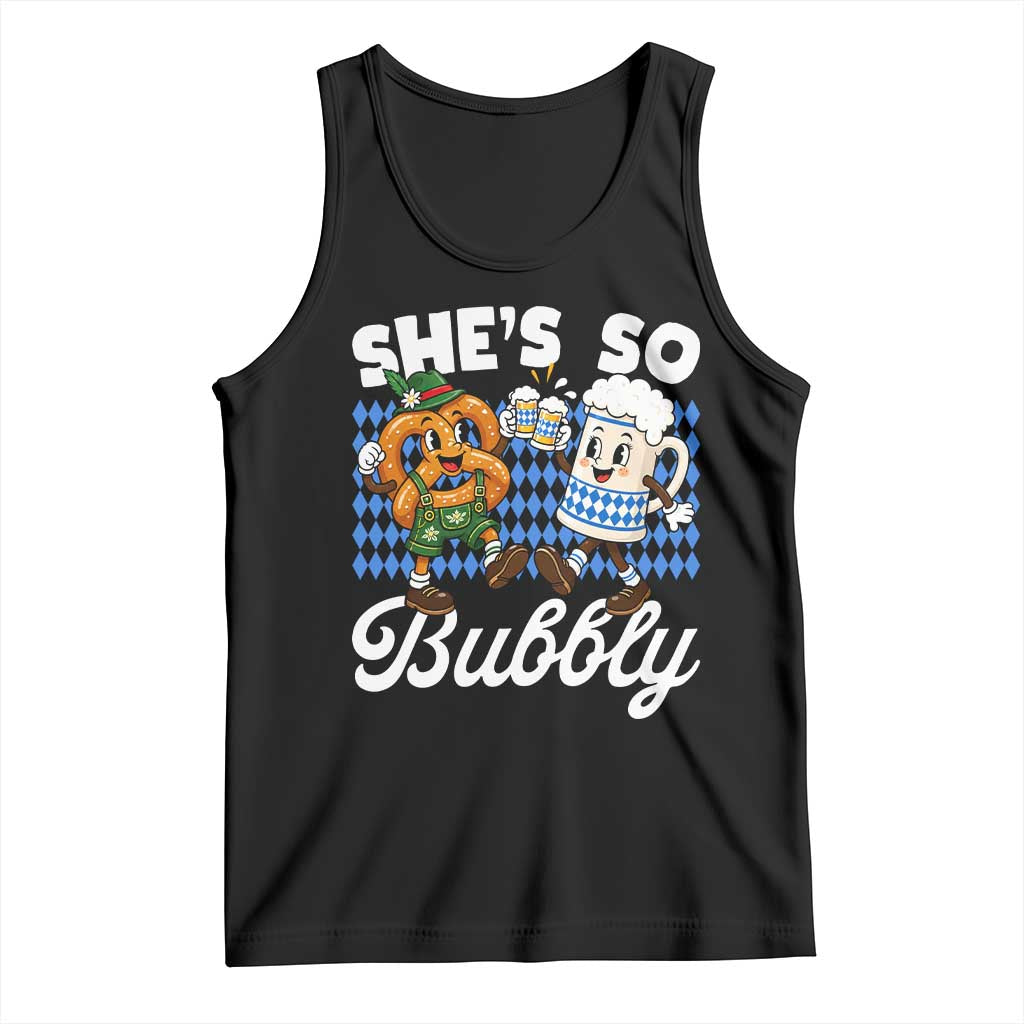 She is So Bubbly Foamy Beer Mug Oktoberfest Tank Top Matching Couple Drinking Humor Graphic