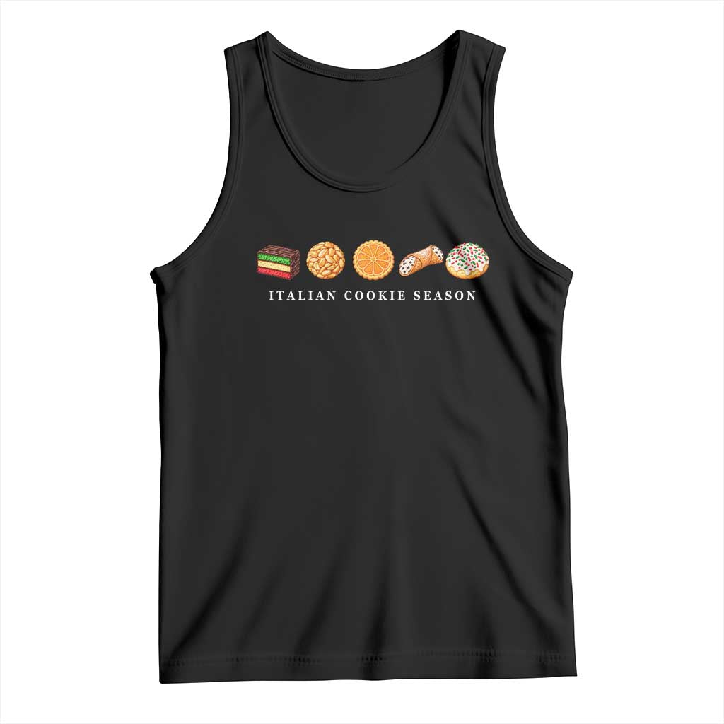 Italian Cookie Season Cannoli Pizzelle Bakery Pastry Holiday Graphic Tank Top