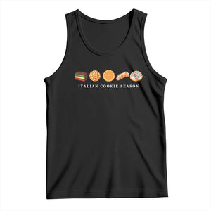 Italian Cookie Season Cannoli Pizzelle Bakery Pastry Holiday Graphic Tank Top