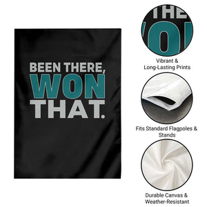 Been There Won That Garden Flag Victory for Football Fans TS02 Print Your Wear