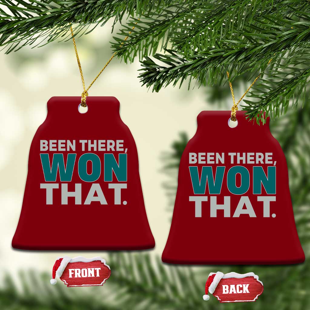 Been There Won That Ceramic Ornament Victory for Football Fans TS02 Print Your Wear