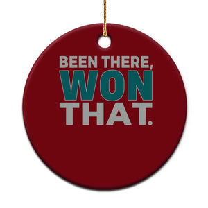 Been There Won That Ceramic Ornament Victory for Football Fans TS02 1pc Red Print Your Wear