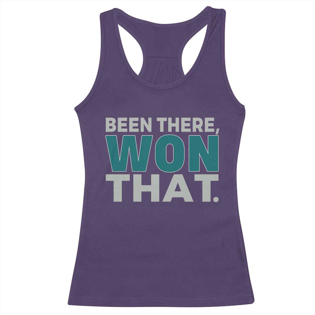 Been There Won That Racerback Tank Top Victory for Football Fans TS02 Purple Print Your Wear