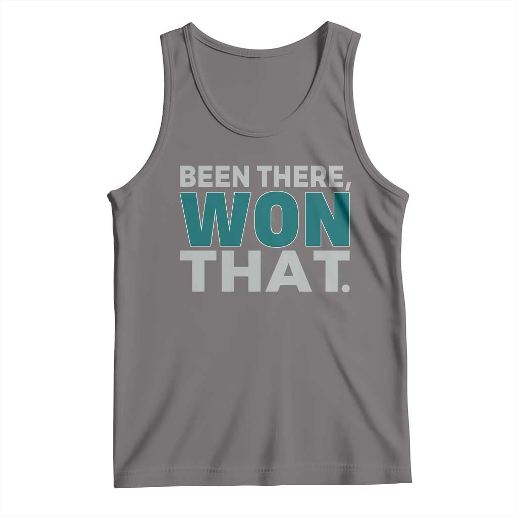Been There Won That Tank Top Victory for Football Fans TS02 Deep Heather Print Your Wear
