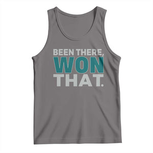 Been There Won That Tank Top Victory for Football Fans TS02 Deep Heather Print Your Wear