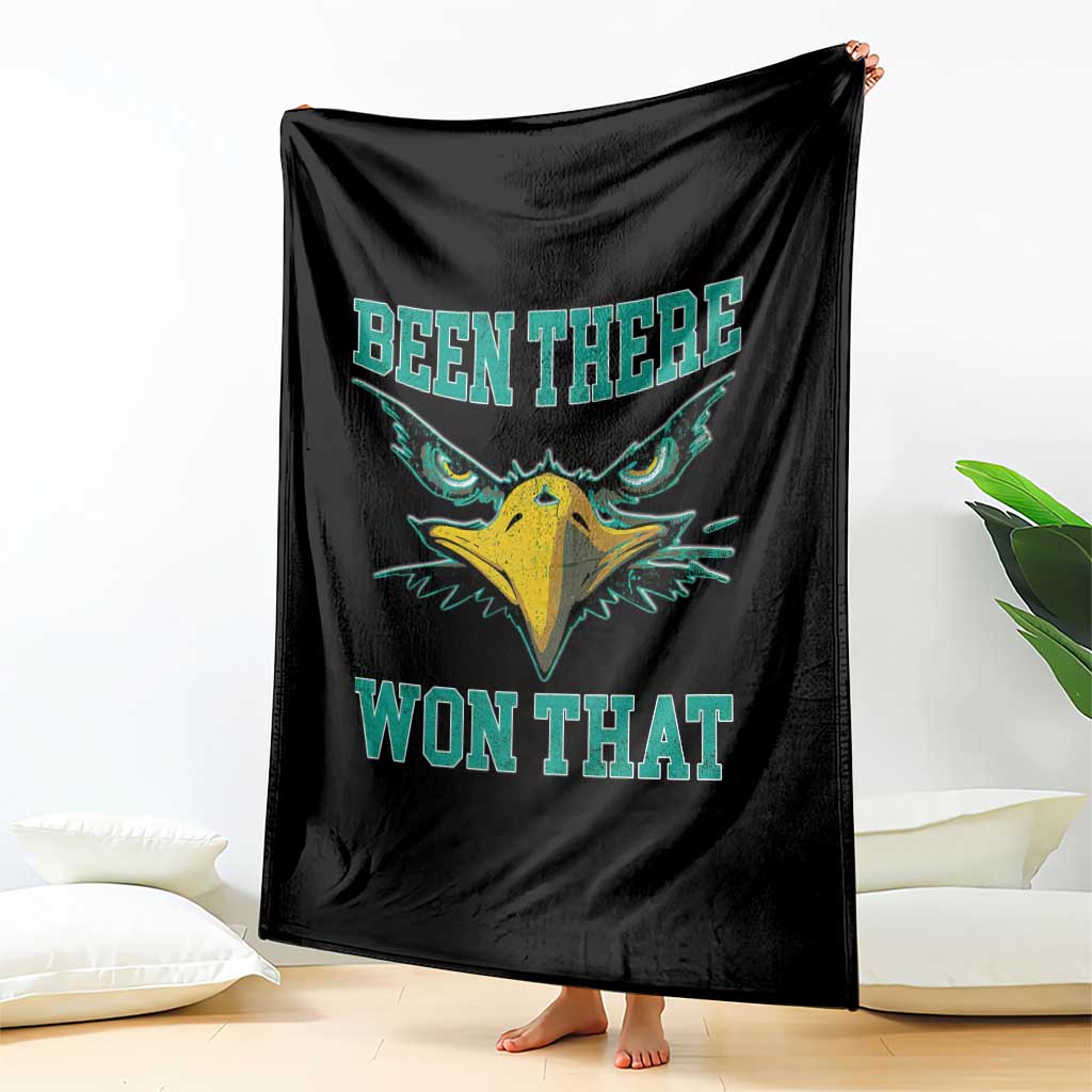 Been There Won That Throw Blanket Fierce Eagle Eyes TS02 Print Your Wear