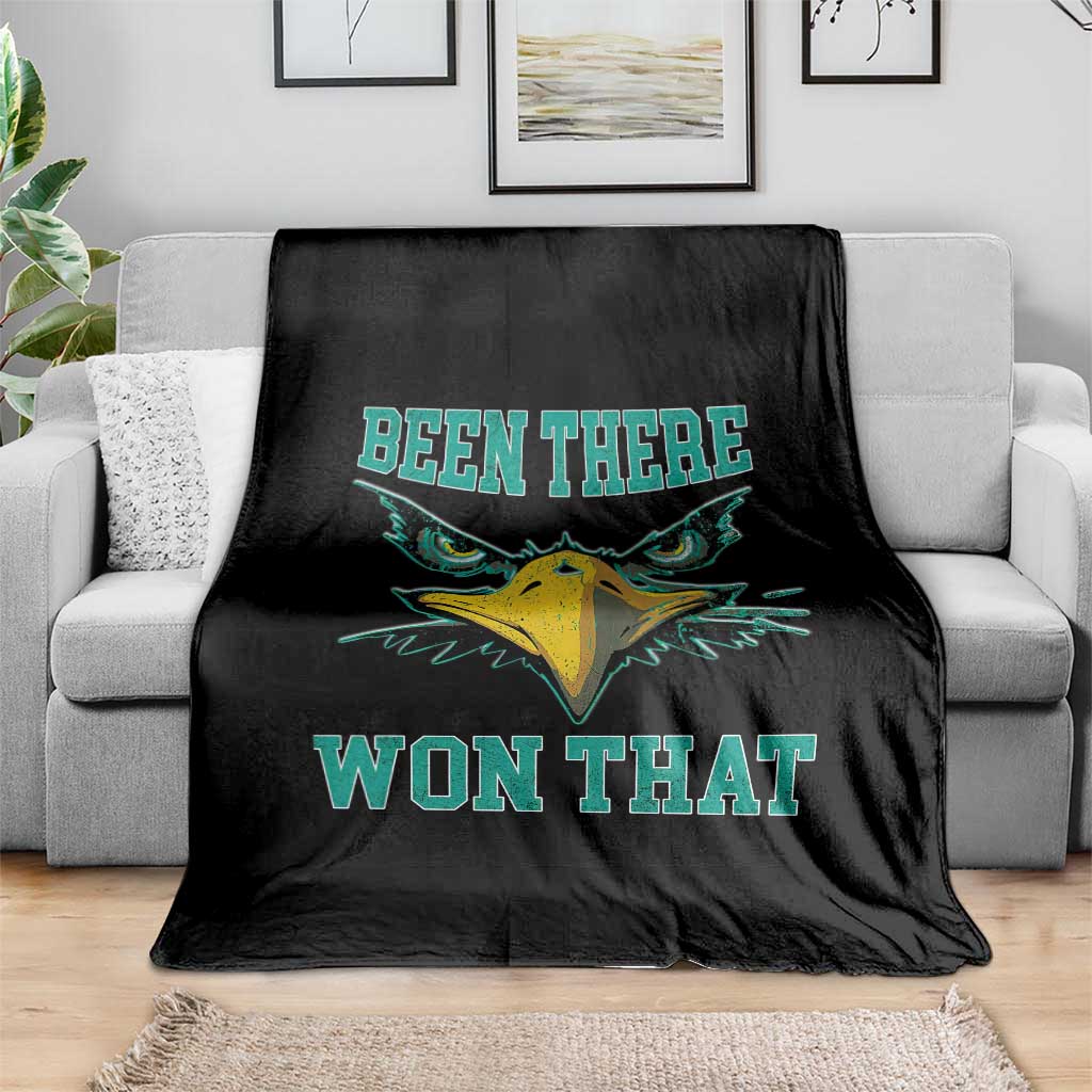 Been There Won That Throw Blanket Fierce Eagle Eyes TS02 Print Your Wear